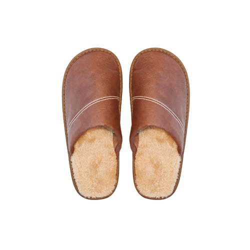 Men home slippers 42-44 brown