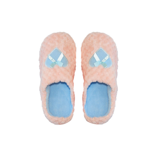 Women home slippers 36-41 pink/heart