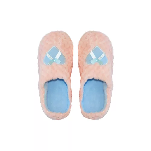 Women home slippers 36-41 pink/heart