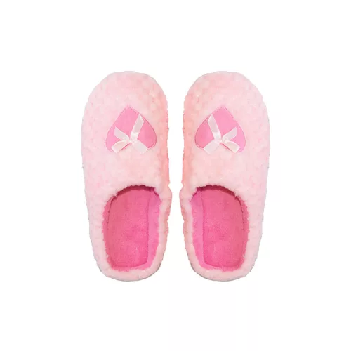 Women home slippers 36-41 pink/heart
