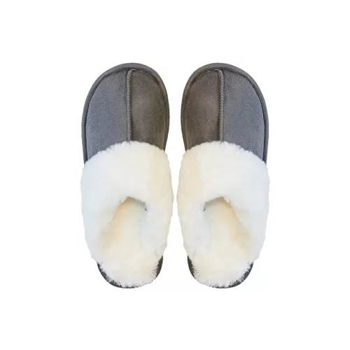 Women home slippers 36-41 gray