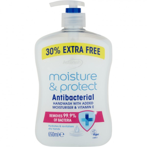 Astonish Moisture & Protect Antibacterial Handwash 650ml