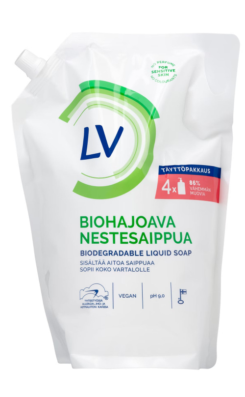 LV biodegradable liquid soap 1.2l