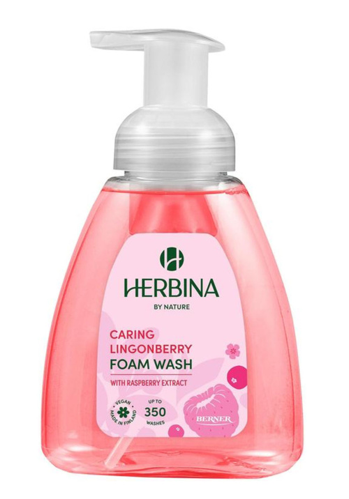 Herbina foam soap Caring Lingonberry 300ml