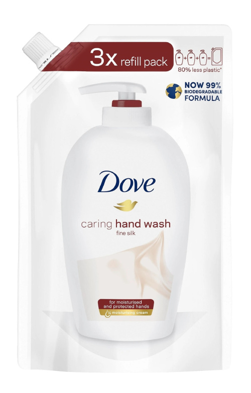 Dove Fine Silk Refill liquid soap 750ml