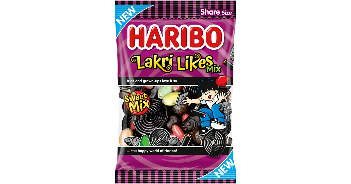 HARIBO Lakri Likes Mix 250 g karkkipussi