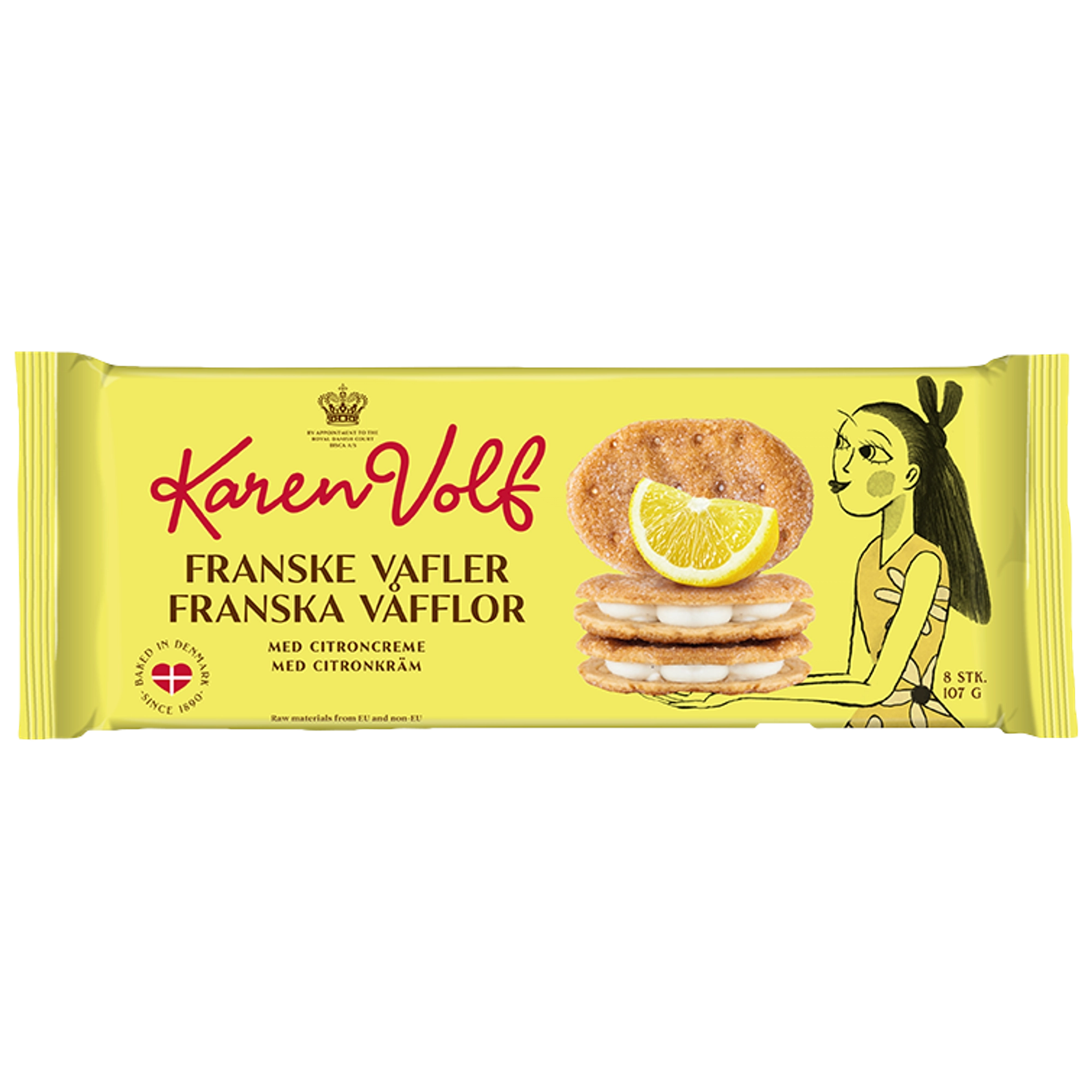 Karen Volf ranskalaiset vohvelit sitruuna 107g