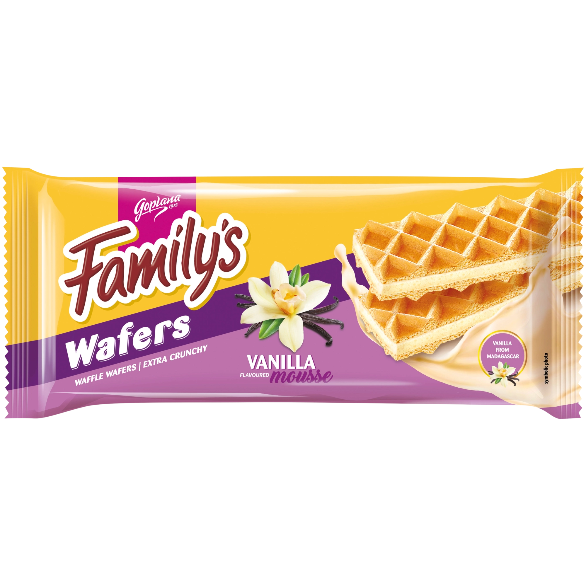 Family’s wafers vanilla mousse vohveli 130 g