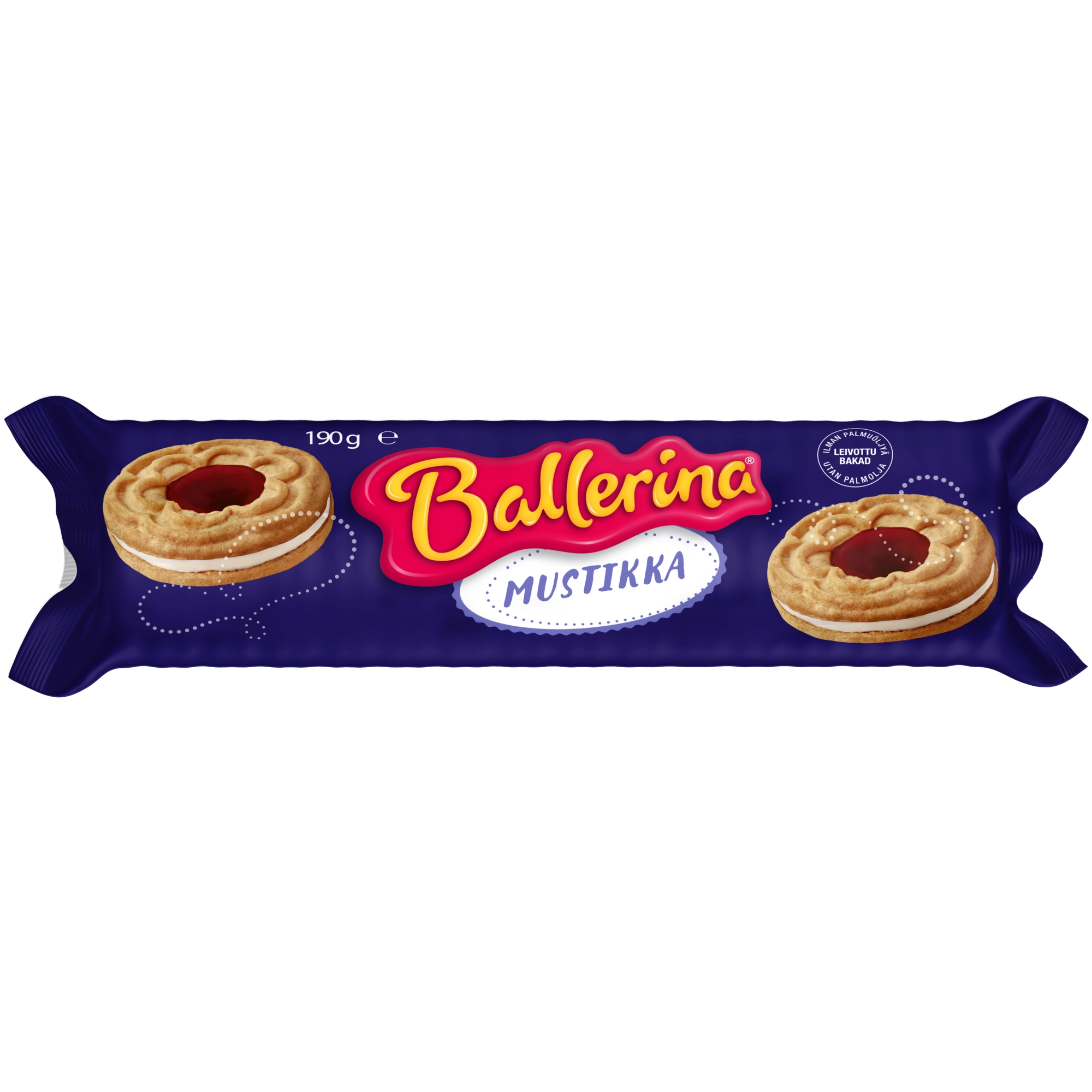 Kantolan Ballerina mustikka täytekeksi 190g