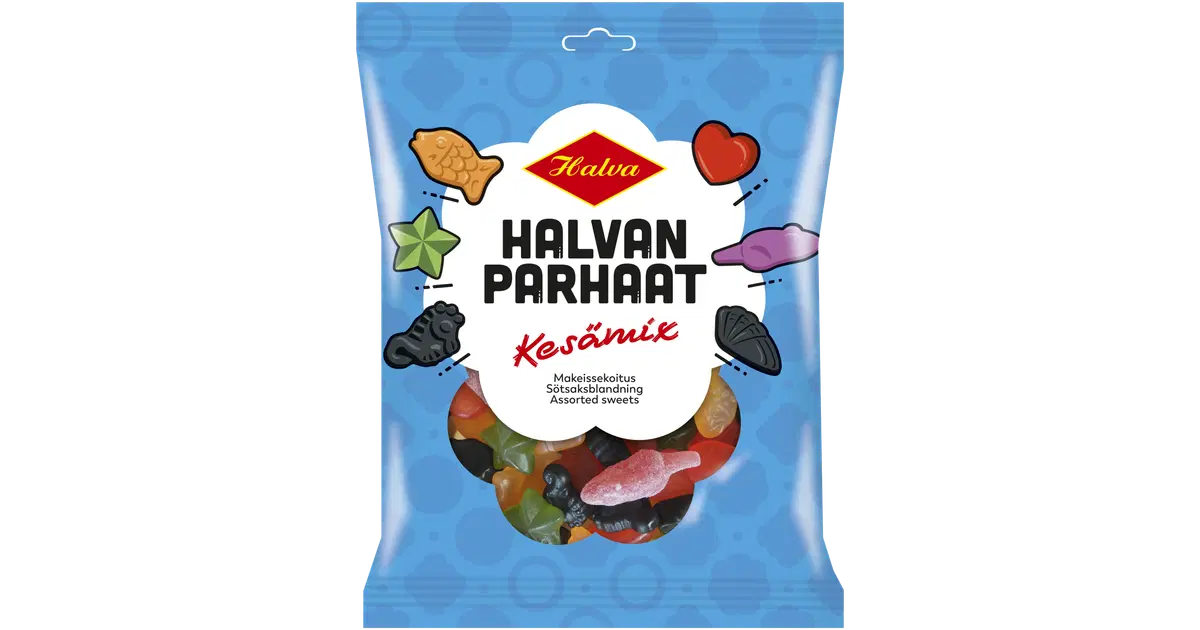 Halva Halvan Parhaat Kesämix makeissekoitus 260 g