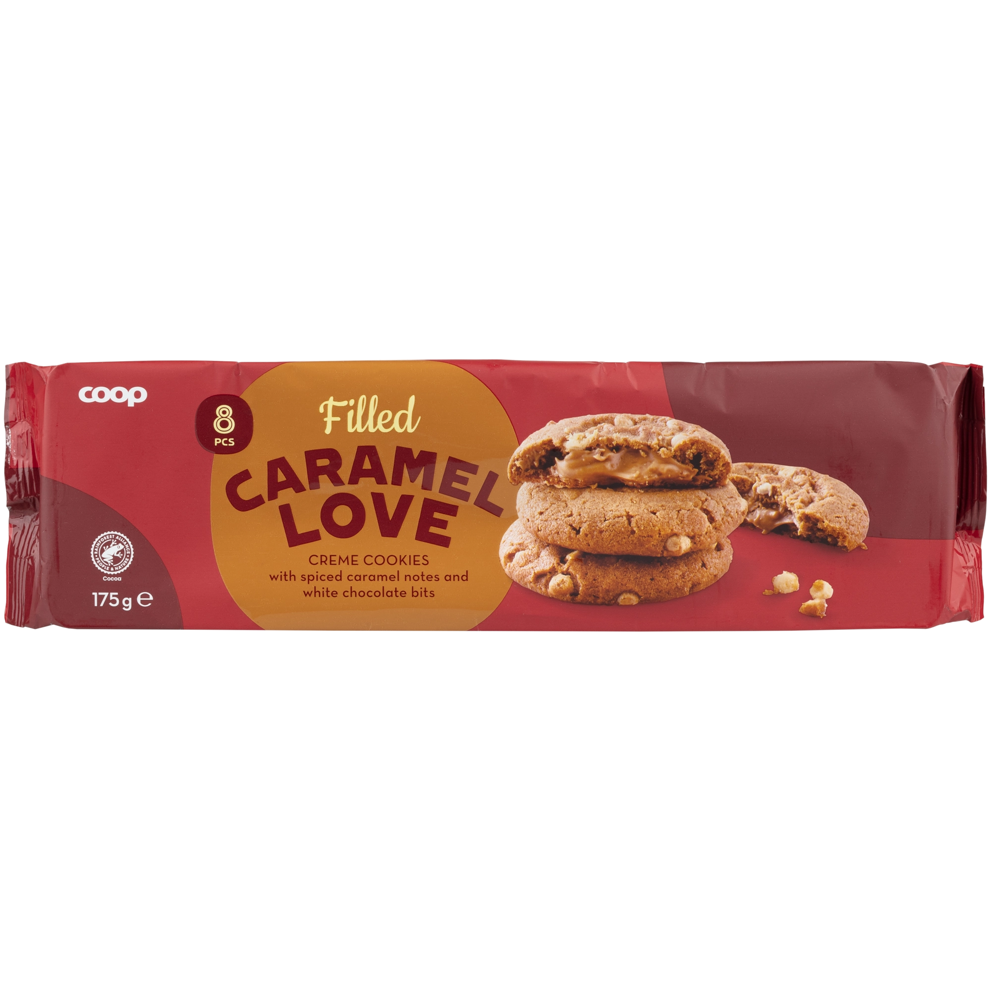 Coop Caramel Love täytetty cookie 175 g