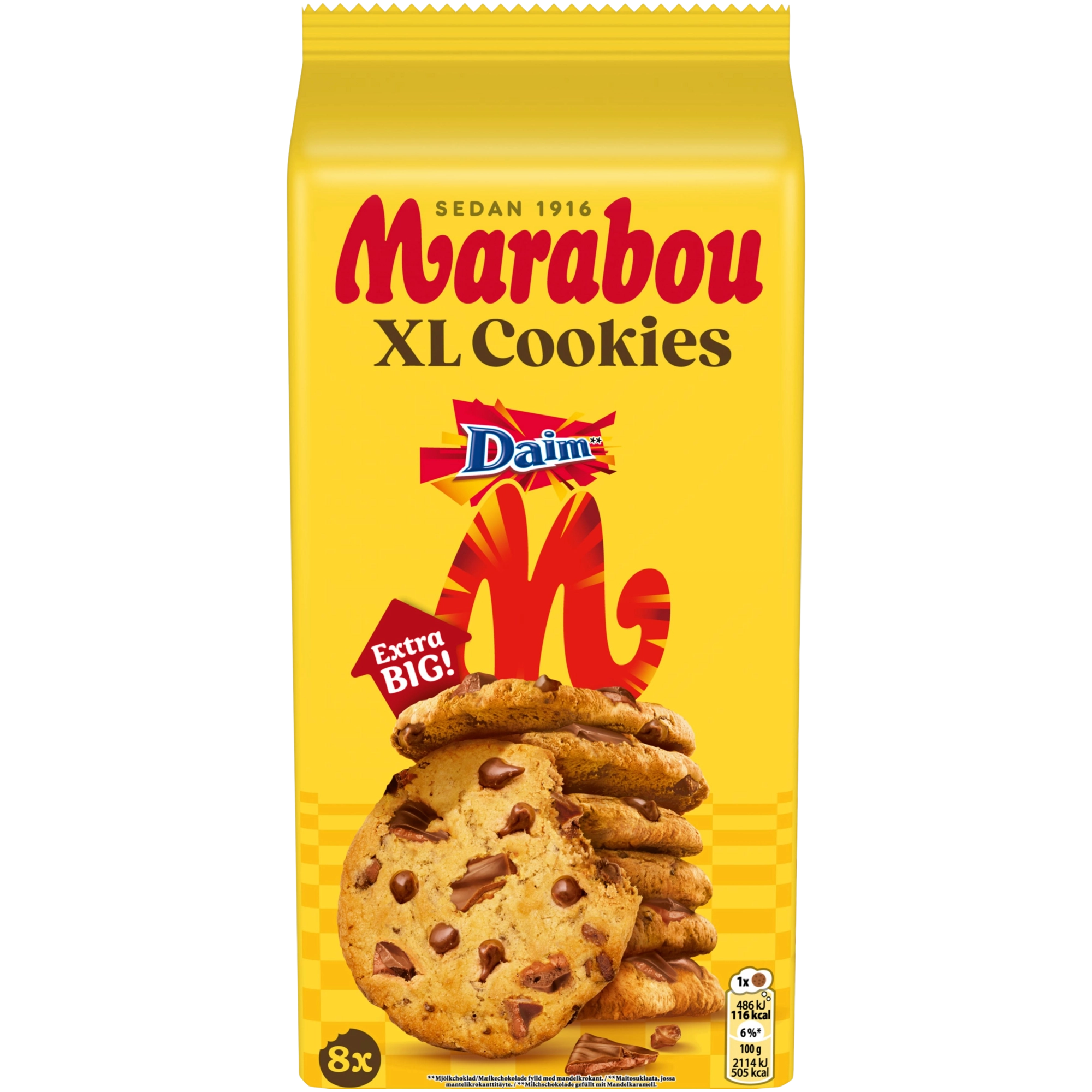 Marabou XL Cookies Daim 184g