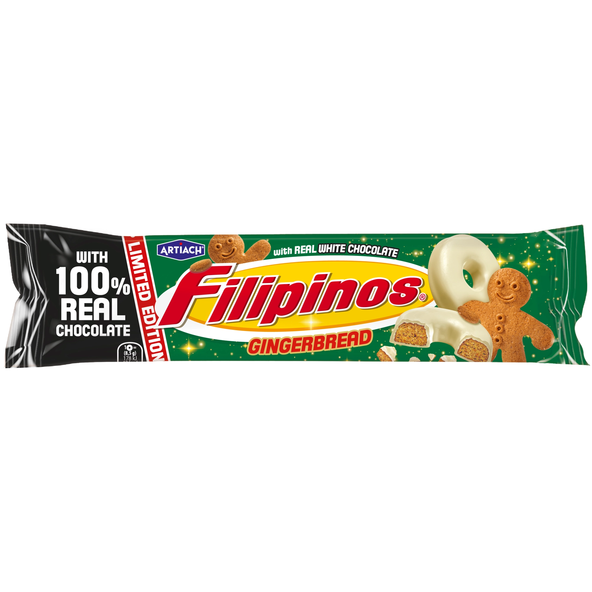 Filipinos 118g Valkosuklaa-piparkakkukeksi