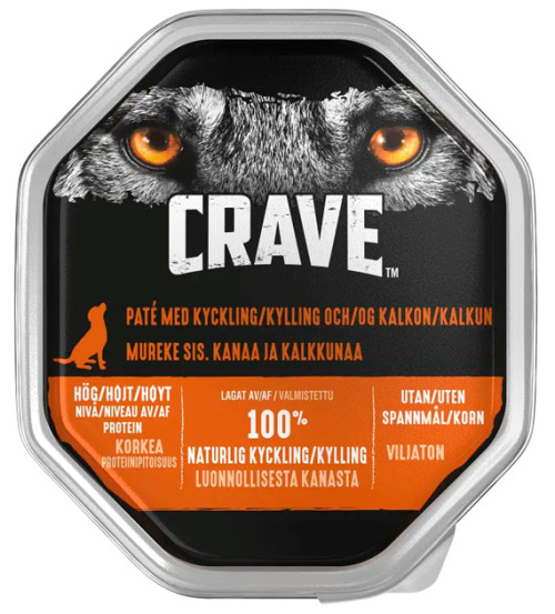 Crave shortbread incl. Chicken & Turkey 150g