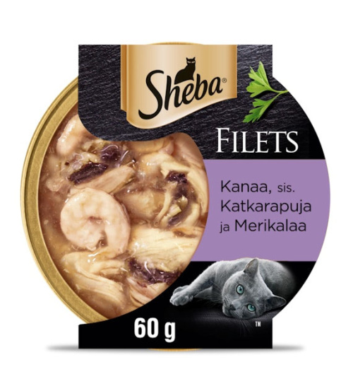 Sheba Chicken fillet, shrimp and sea fish 60g