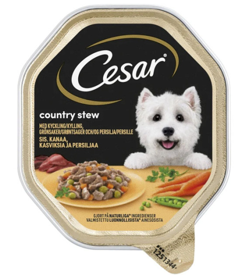 Cesar Country Kitchen Chicken & Vegetables 150g