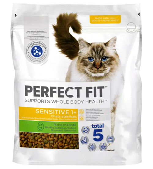 Perfect Fit Sensitive 1+ turkey 1.4kg