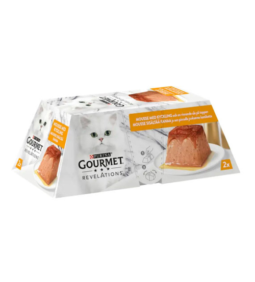 Gourmet Revelations chicken cat food 2x57g