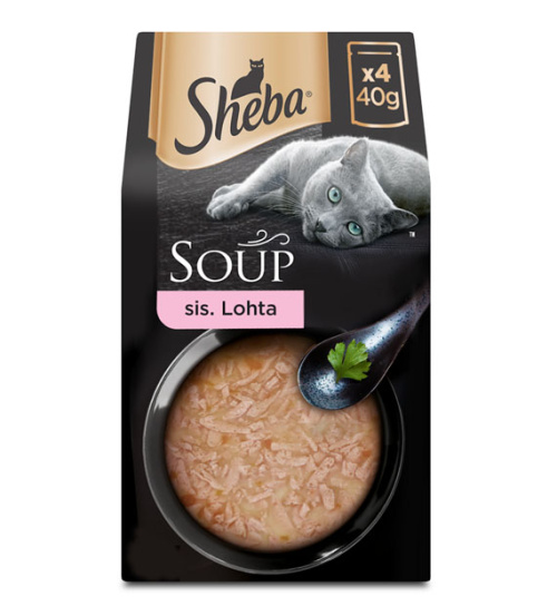 Sheba Soup salmon 4x40g