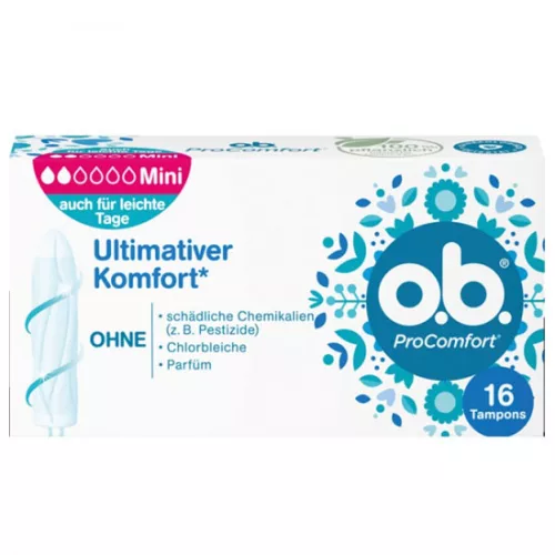 O.B. Tampons ProComfort Mini 16pcs