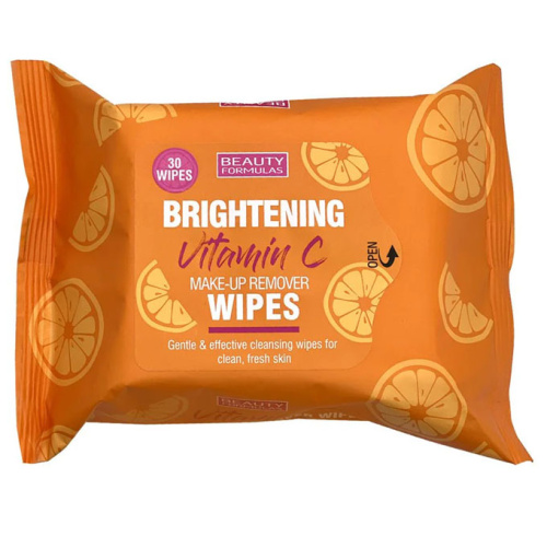 Beauty Formulas Brightening Vitamin C Wipes 25s