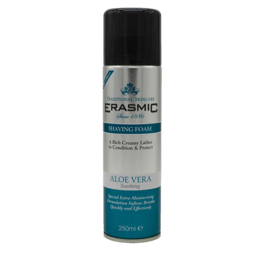 Erasmic Shaving Foam Aloe Vera 250 ml