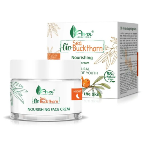 Ava BIO Sea Buckthorn Night Cream 98% natural 50ml