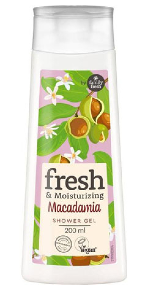 Family Fresh shower soap Moisturizing Macadamia Shower Gel 200ml