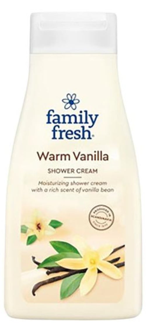 Family Fresh Warm Vanilla shower cream shower soap 500ml