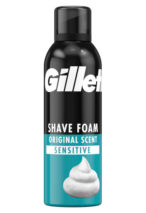 Gillette classic shaving foam for sensitive skin 200ml