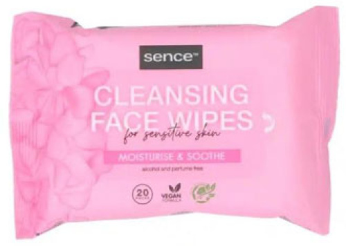 Sence Facial Cleansing Wipes Sensitive 20 pcs