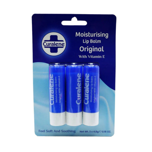 Curalene Lip Balm Original 3pk