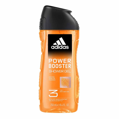 Adidas Shower gel 3in1 Power Booster for men 250ml