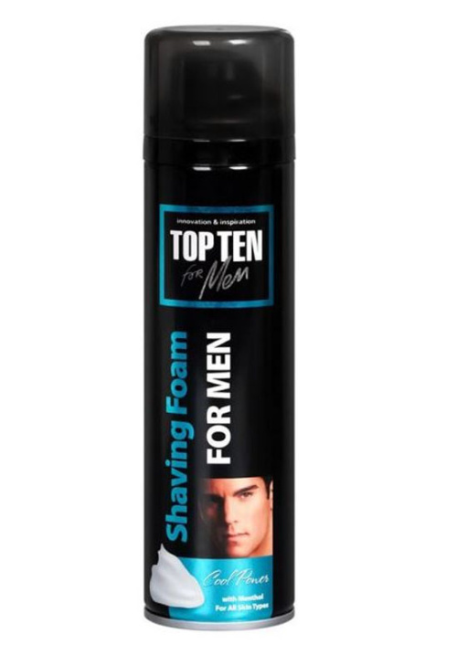 TOP TEN Cool Power Shaving foam 250ml