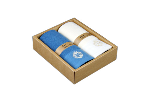 LOVE STYLE Gift set of towels in a box 35x70cm 2 pcs.