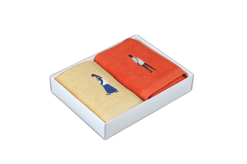 TEXTILE BOUTIQUE Gift set of towels in a box 35x70cm 2 pcs.
