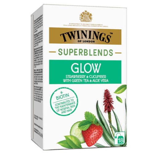 Twinings Superblends Glow herbal infusion 18x2g