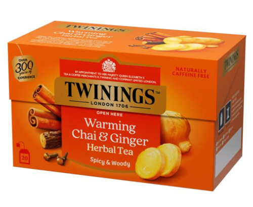 Twinings herbal tea Warming chai-ginger 40g