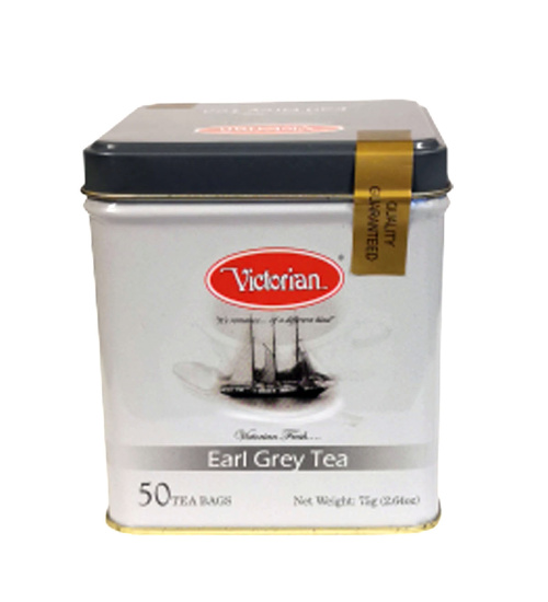 Victorian Earl Gray Tea Tin Box 50pcs