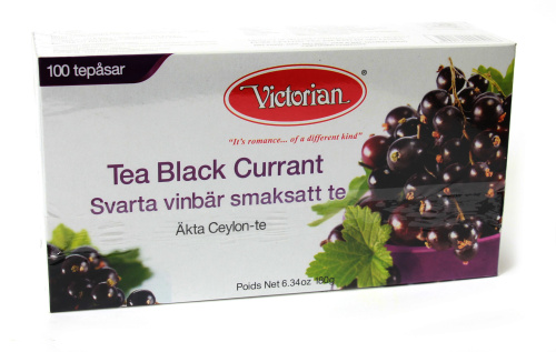 Victorian Blackcurrant Tea 100Pcs