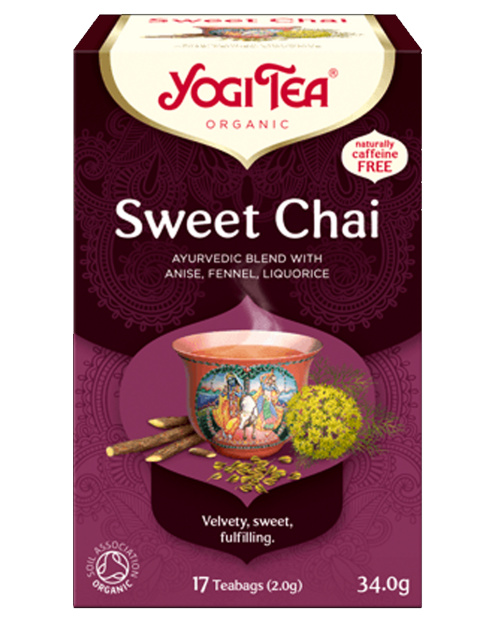 YogiTea sweet Chai tea Organic 17x2,2g