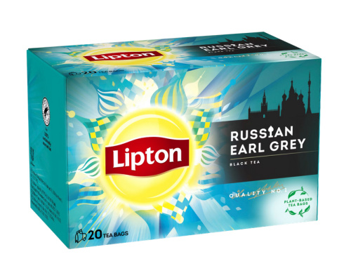 Lipton Russian Earl Grey 20ps Rainforest Alliance