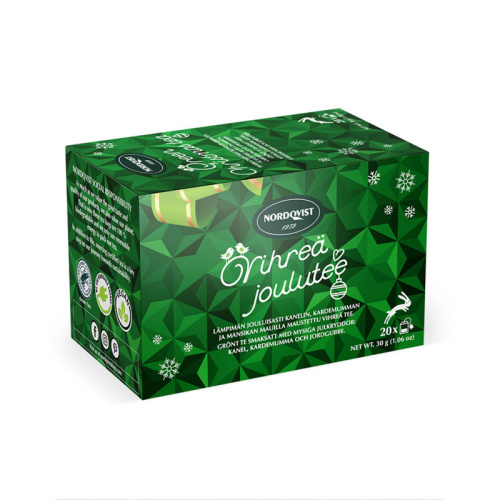 Nordqvist Christmas tea green tea 20 x 1.75 g
