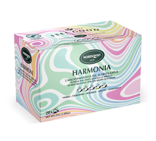 Nordqvist Harmonia tea assortment 5 x 4pcs 31g