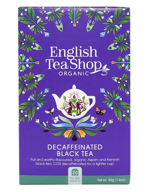 English Tea Shop black tea 20pcs decaffeinated organic 40g