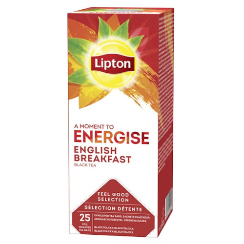 Lipton English Breakfast black tea 25pss