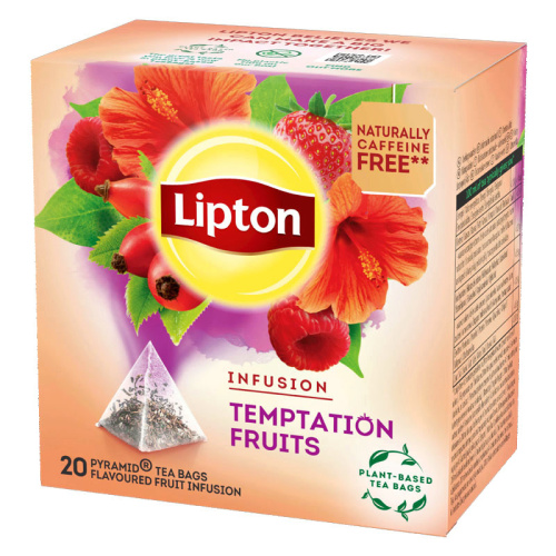Lipton Temptation Fruits pyramid herbal tea 20ps