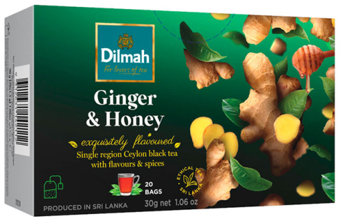 Dilmah Ginger & Honey tea 20x1,5g