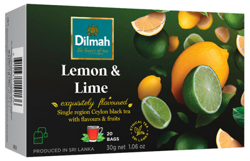 Dilmah Lemon & Lime tea 20x1,5g
