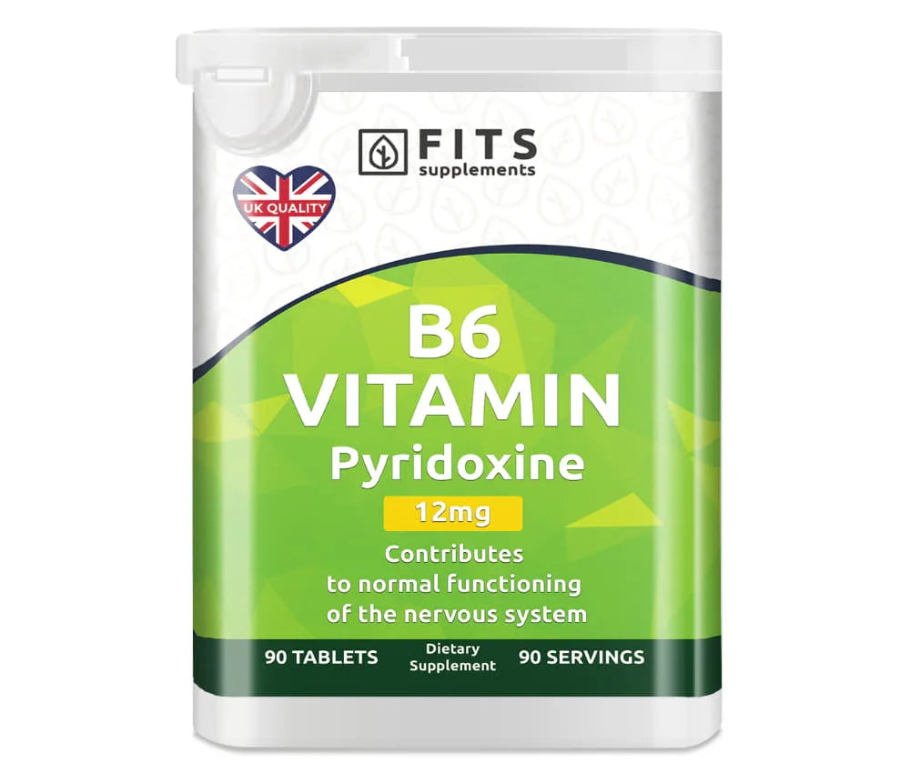 Vitamin B6 12mg 90 tabletss
